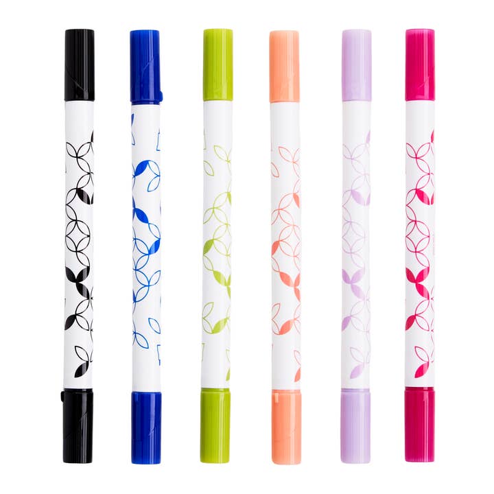 Erin Condren Design - Wholesale Marker - Dual-Tip Wet Erase Markers 6-pack4