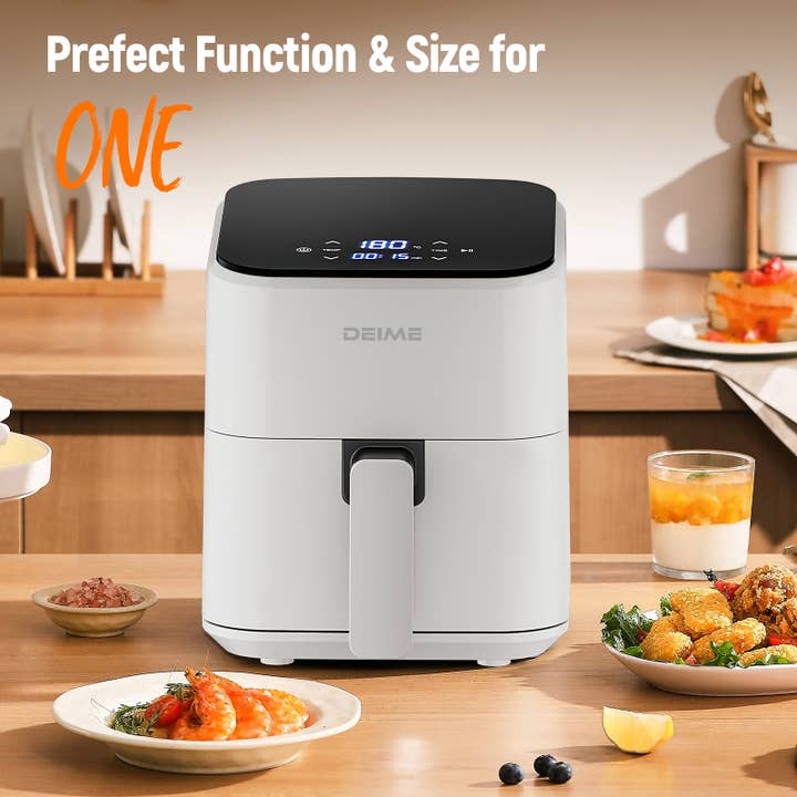 Deime - Wholesale Kitchen Appliance - DEIME oil-free compact air fryer 2.5L 1000W2