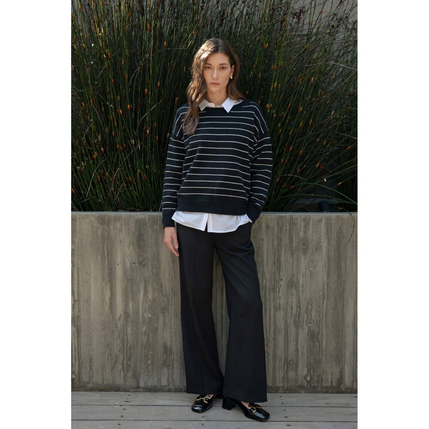 FUN2FUN - Wholesale Pants - Women's -  Tailored Pants - With Side Pockets and Elastic Waistband10