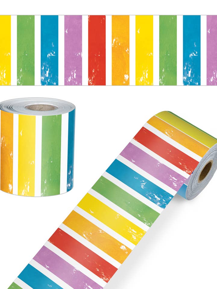 All Are Neighbors Stripes Rolled pour la vente par Carson Dellosa Education