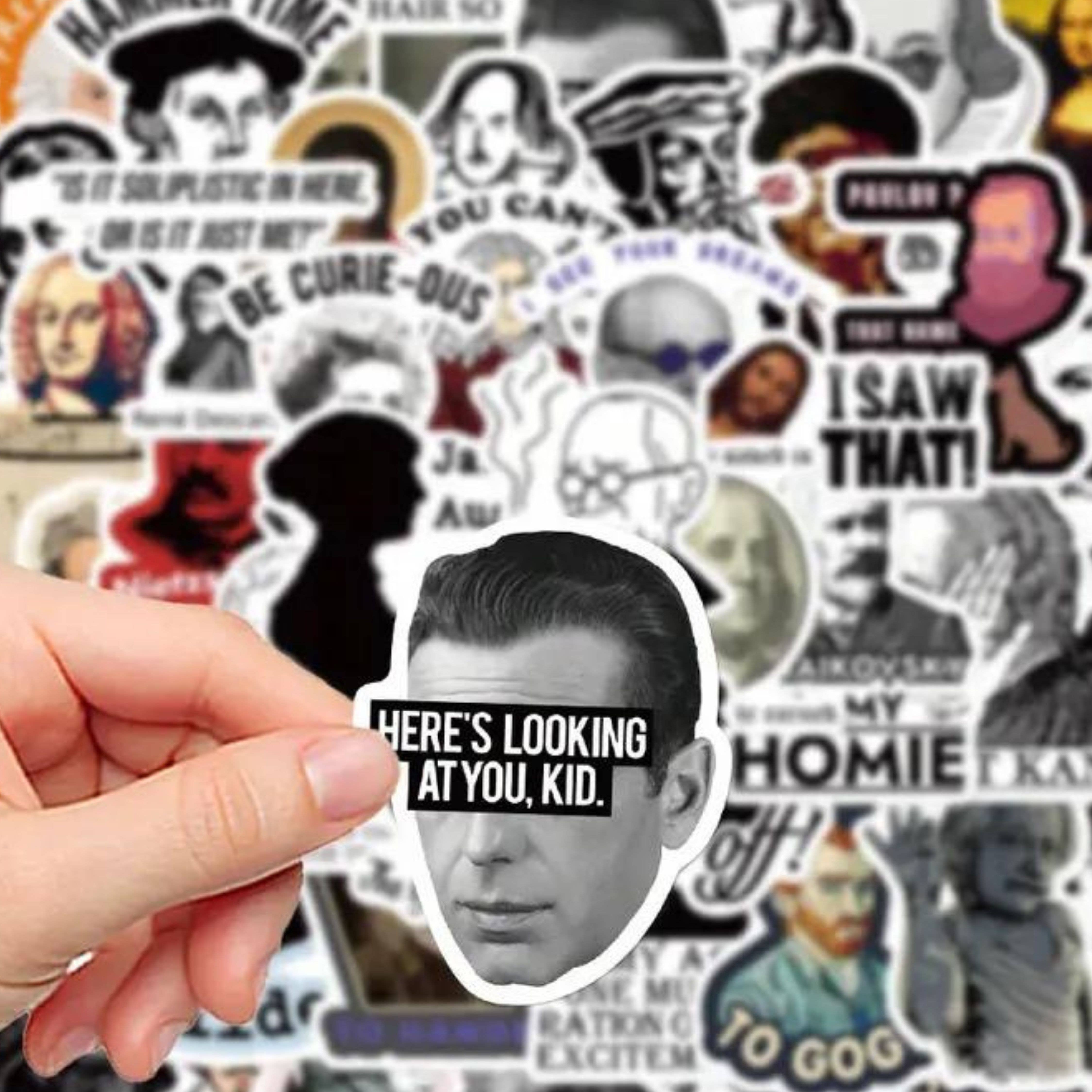 Magnifique Hearts - Wholesale Sticker - Philosophical Puns Sticker Pack: Witty Thinkers' Delight2