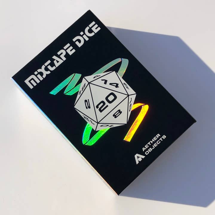Aether Objects - Wholesale Dice - Mixtape Dice, 7-Piece Resin Dice Set11