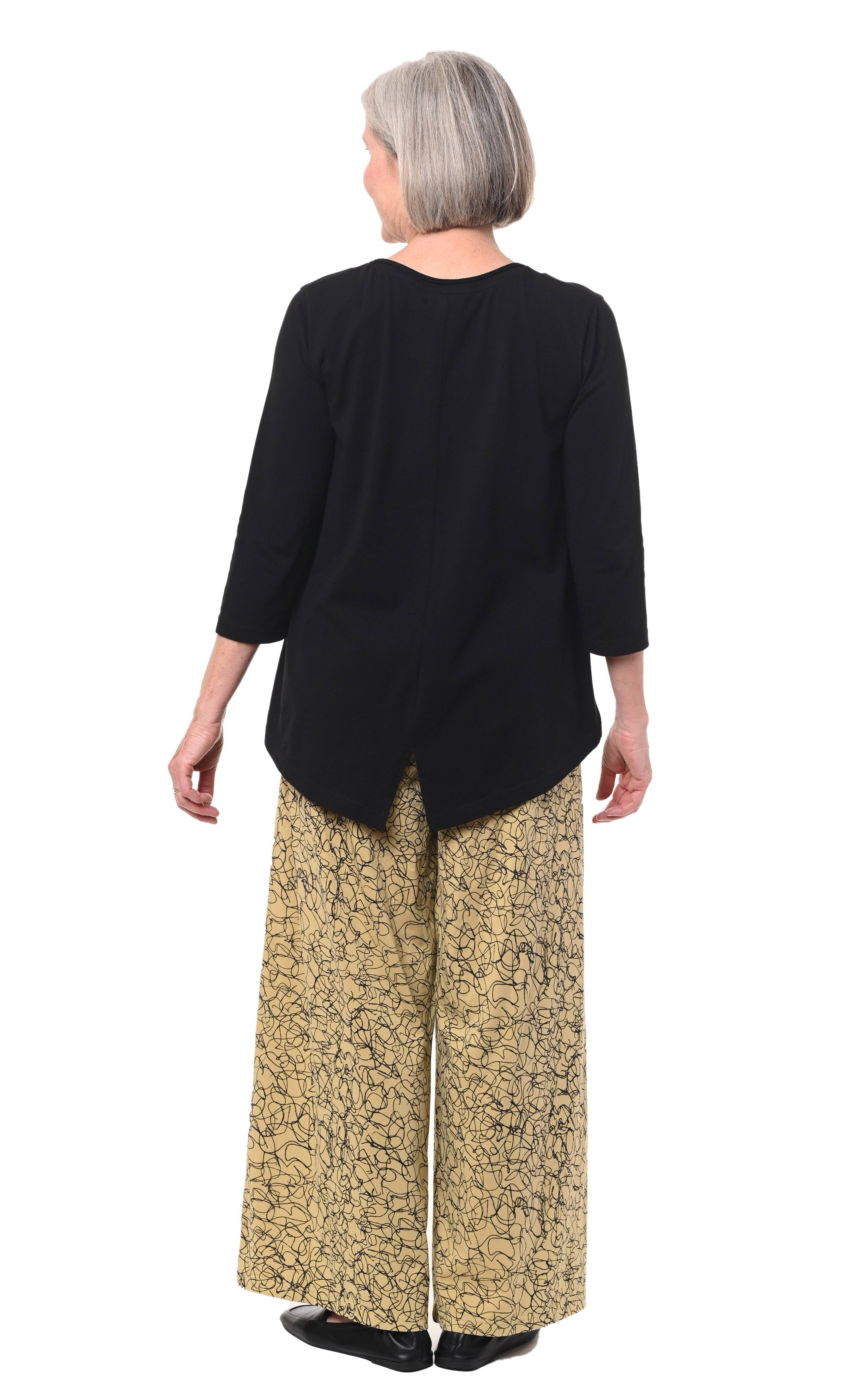 Tulip Clothing - Wholesale Pants - Women's - L127 Ariella Pant in Hemp Squiggle1