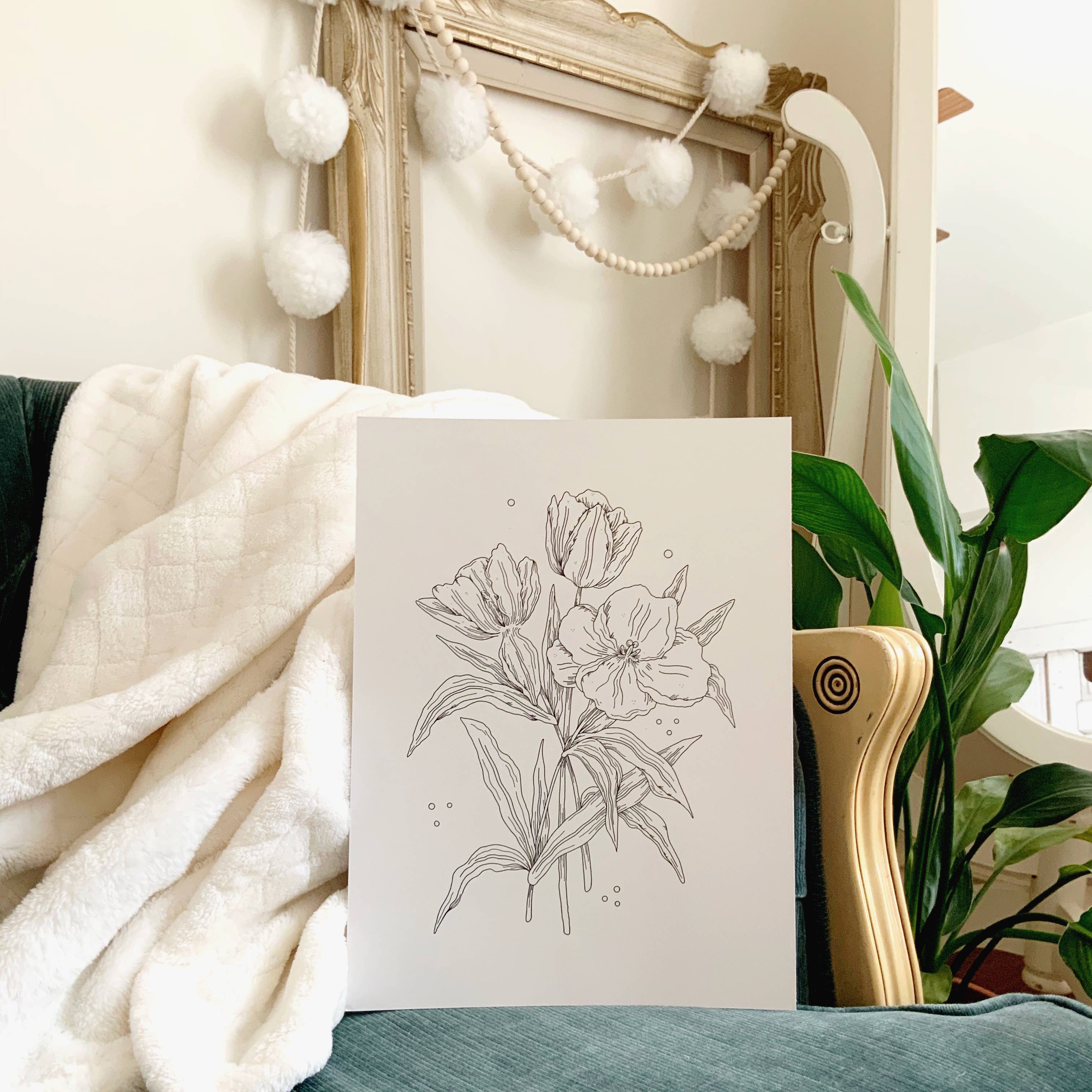 Poppyseed Paperie - Wholesale Art Print - Tulips Fine Art Print2