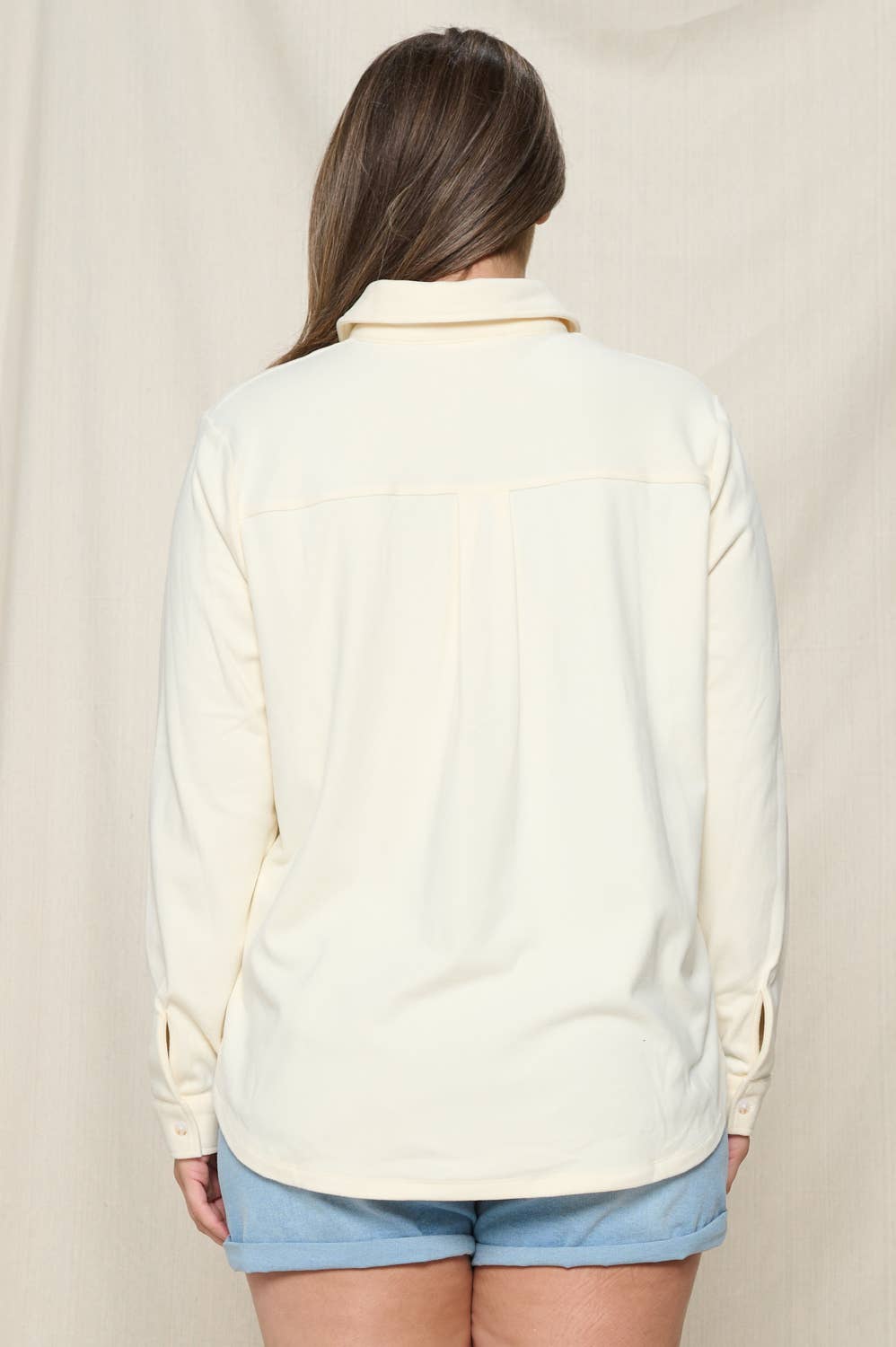 Doe and Rae - Vente Chemise à col boutonné – femme - CHEMISE BOUTONNÉE BROSSÉE - 10452JPL9