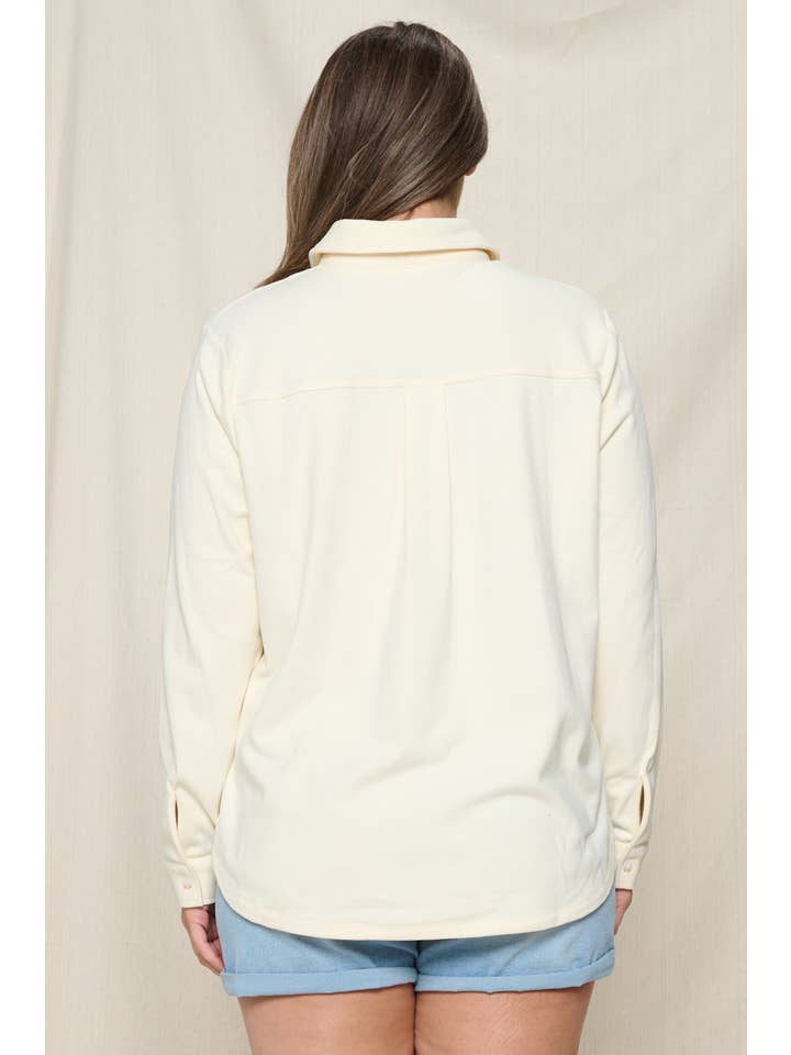 Doe and Rae - Vendita all'ingrosso Camicia button down - Donna - CAMICIA ABBOTTONATA SPAZZOLATA - 10452JPL9