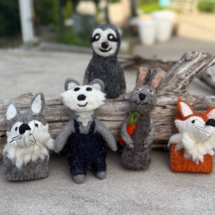 Lungta Imports - Wholesale Finger puppet – Child & baby - Finger Puppets, Animal Puppets 3-D Hand Felted7