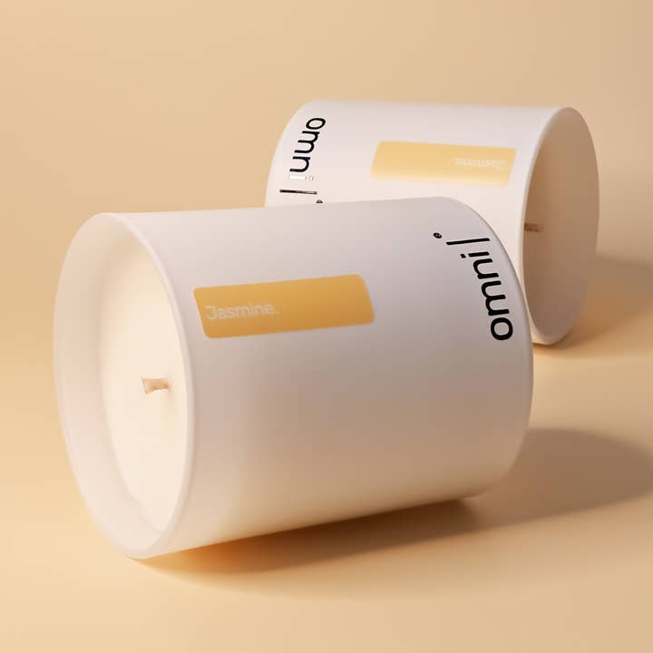 Jasmine Candle - 5oz | 7oz - Bergamot, Jasmine + Musk for wholesale by Omni®