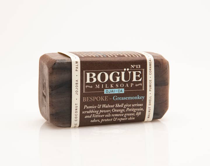 Bogue Milk Soap - Wholesale Bar Soap - No.13 BESPOKE "Greasemonkey" Blend Goat Milk Bar Soap 4.5oz0