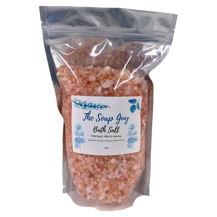 Oatmeal Milk & Honey Bath Salt for wholesale by The Soap Guy