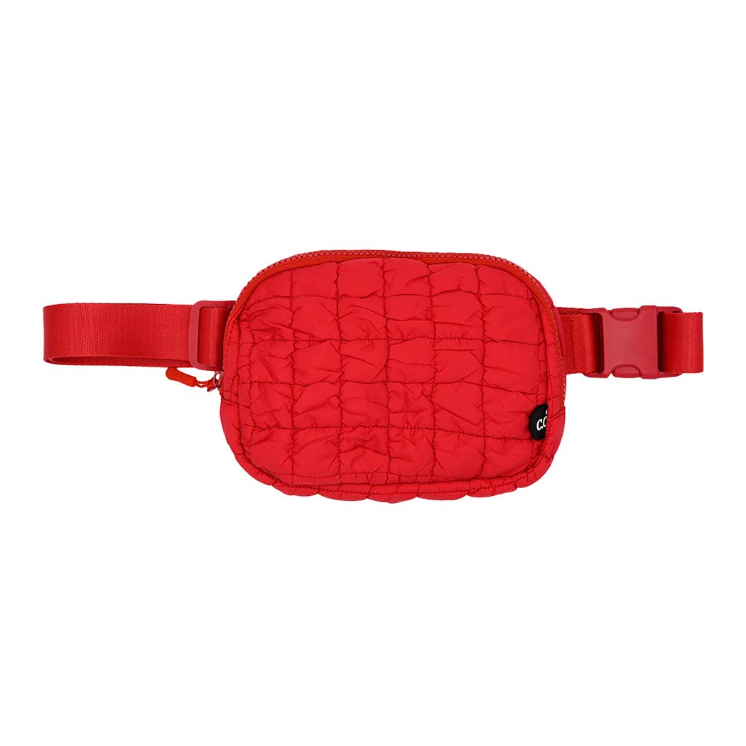 Fashion City – wholesale Belt bag – Women’s – Quilted Puffer Fanny Pack Belt Bag10