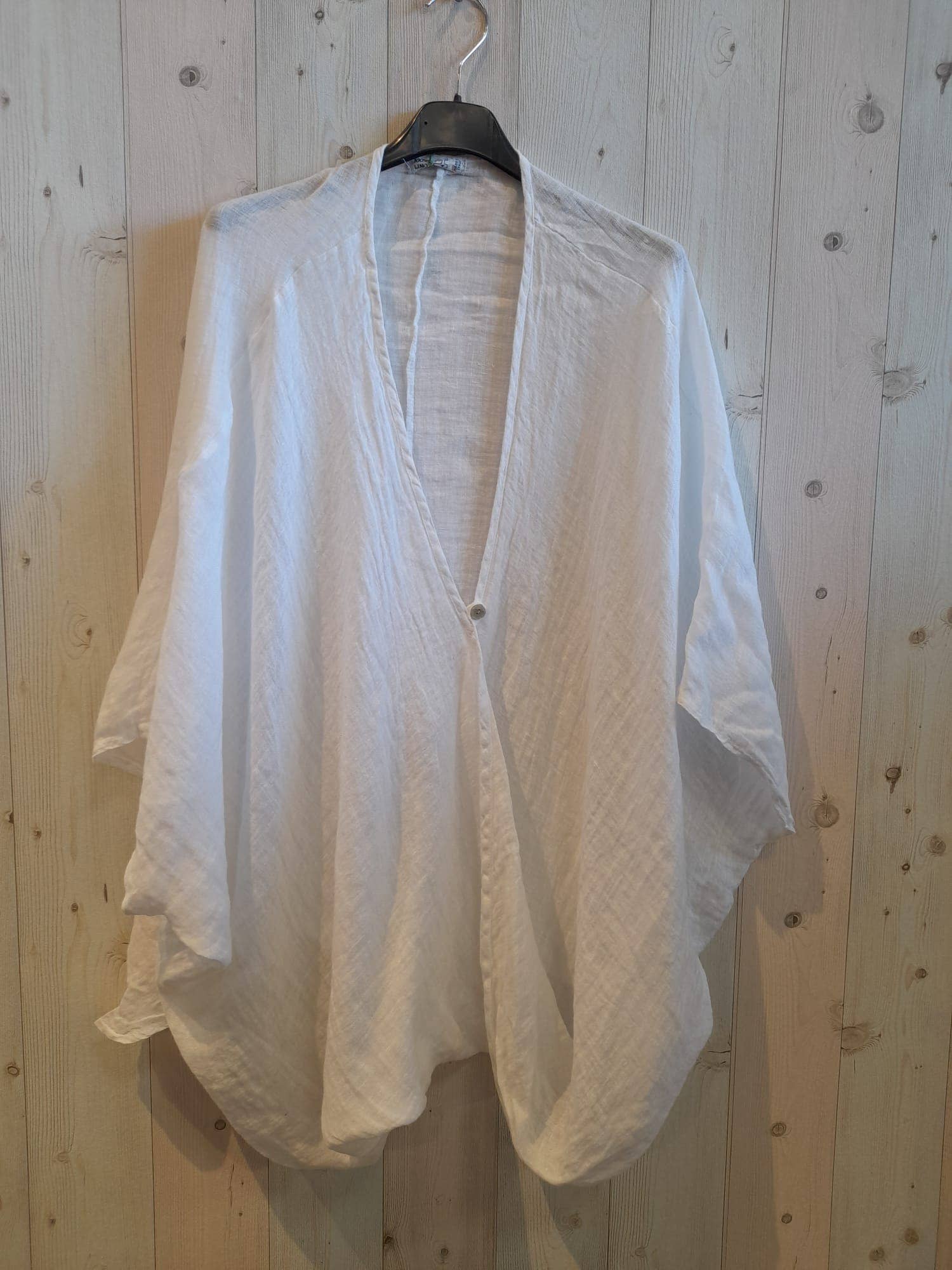 Linen & More – Engroshandel Bluse - Dame – Oversize bluse i 100 % hør0