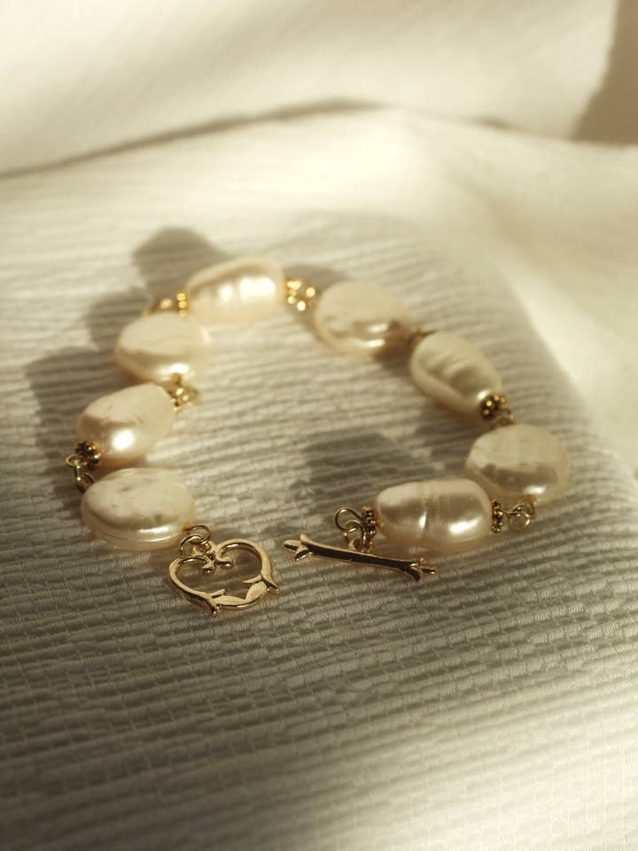 Saltwater Pearl Bracelet for wholesale by Ethereal Artisan