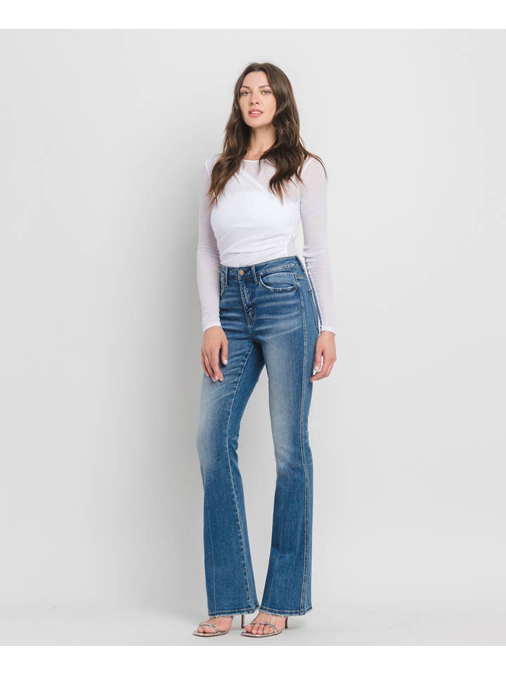 ERR FREE HIGH RISE FULL LENGTH BOOTCUT JEANS F5099 for wholesale on Faire10
