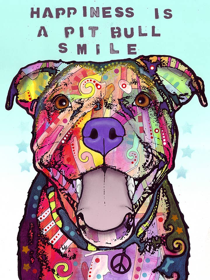 Pit Bull 10- Dean Russo Garden Flag 12" x 17" for wholesale by Best of Breed Products