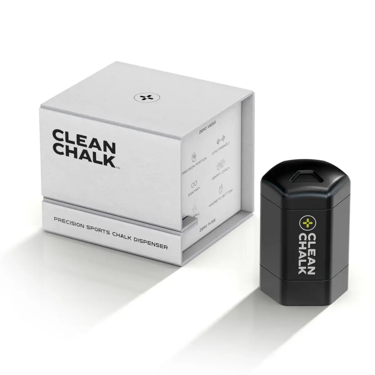 Clean Chalk - Vendita all'ingrosso Attrezzatura per il fitness - Dispenser Clean Chalk® + Super Grip Chalk - Gesso da palestra1