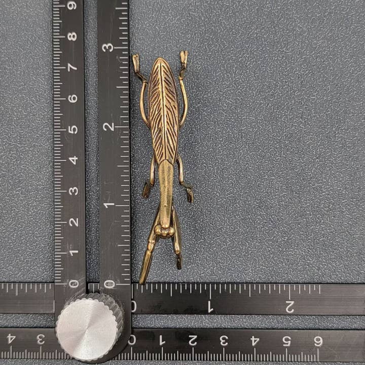 Mio Queena - Wholesale Decorative Tabletop Object - Brass Mantis Desktop Ornaments Decoration