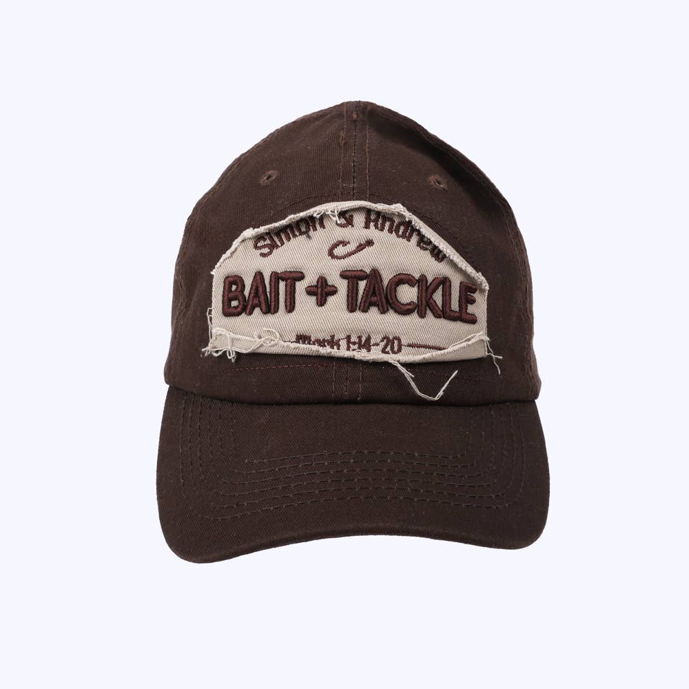 Swanson Christian Products - Wholesale Baseball Cap - Unisex - Hat - Brown/Khaki - Bait And Tackle0
