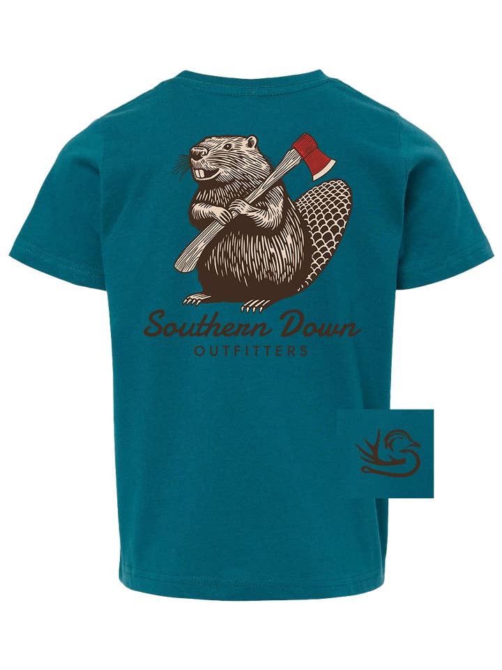 T-shirt pour tout-petit Castor pour la vente par Southern Down Outfitters