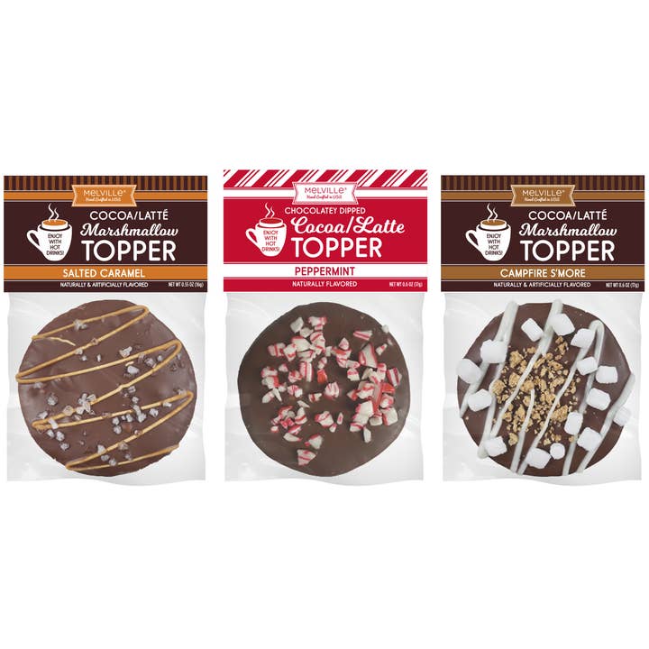 Melville Candy Company - Wholesale Chocolate Covered Sweets - Chocolatey-Dipped Marshmallow Toppers - Assorted1