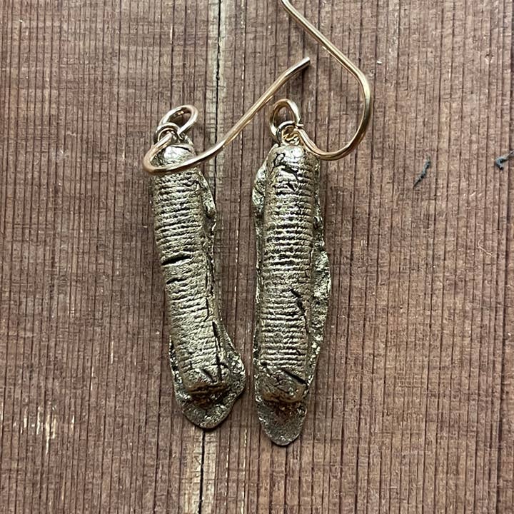 Tennessee Crinoid 1 Earrings (Four Metal Options) for wholesale by Ozark Impressions Jewelry