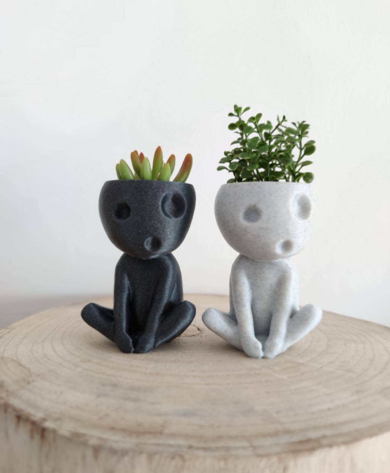 3DROOTS - Wholesale Plant Pot - Kodama sitting planter - Home and garden decoration8