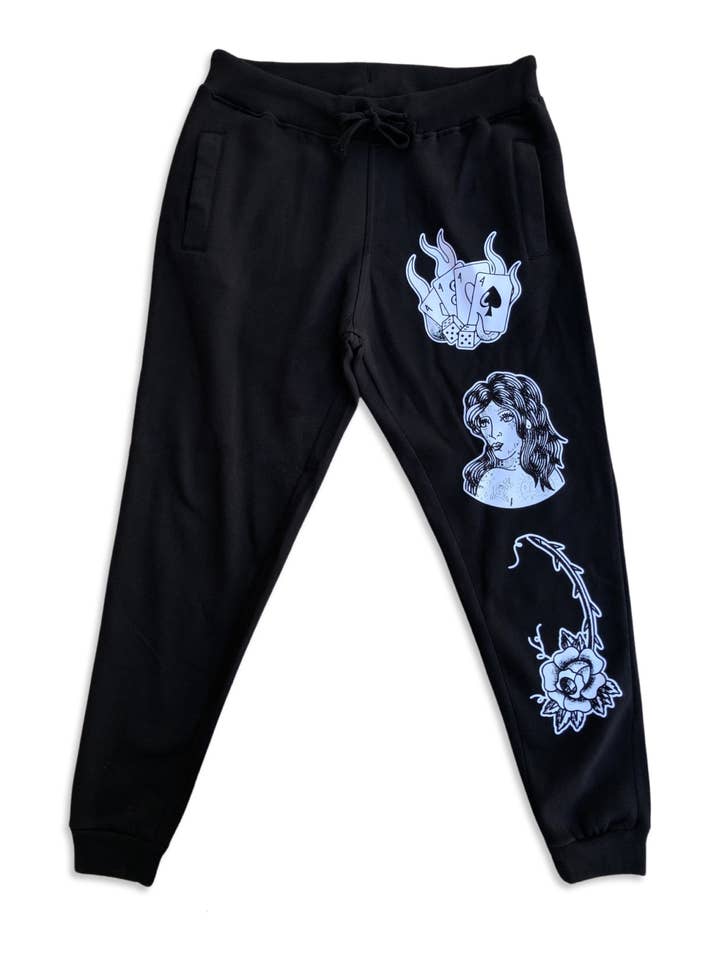 Tinta – wholesale Lounge Sweatpants/jogging bottoms – Women's – Unisex Tattoo Flash Sweatpants