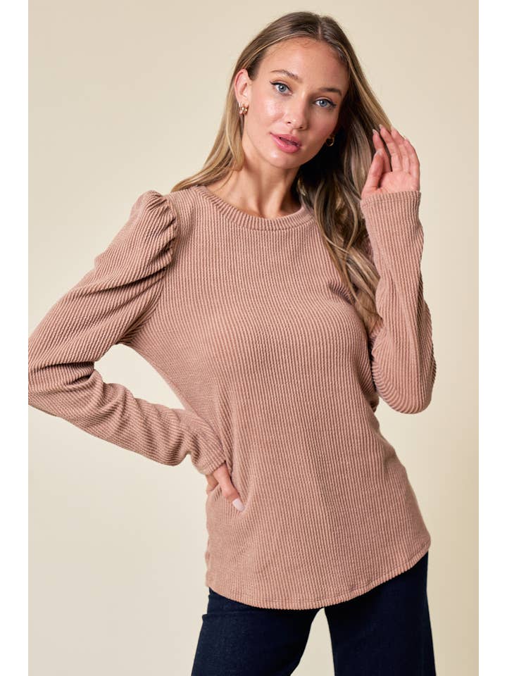 lovely melody - Wholesale Knit Top - Women's - LMT4604-Cece Solid Long Sleeve Top17
