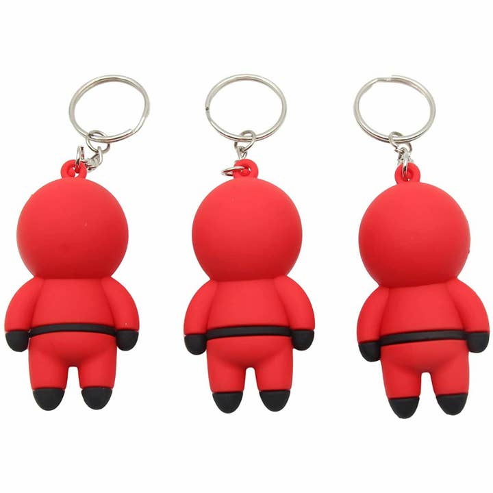 Diacly - Wholesale Keychain - Unisex - Squid Game 3D Keychains with Handle1