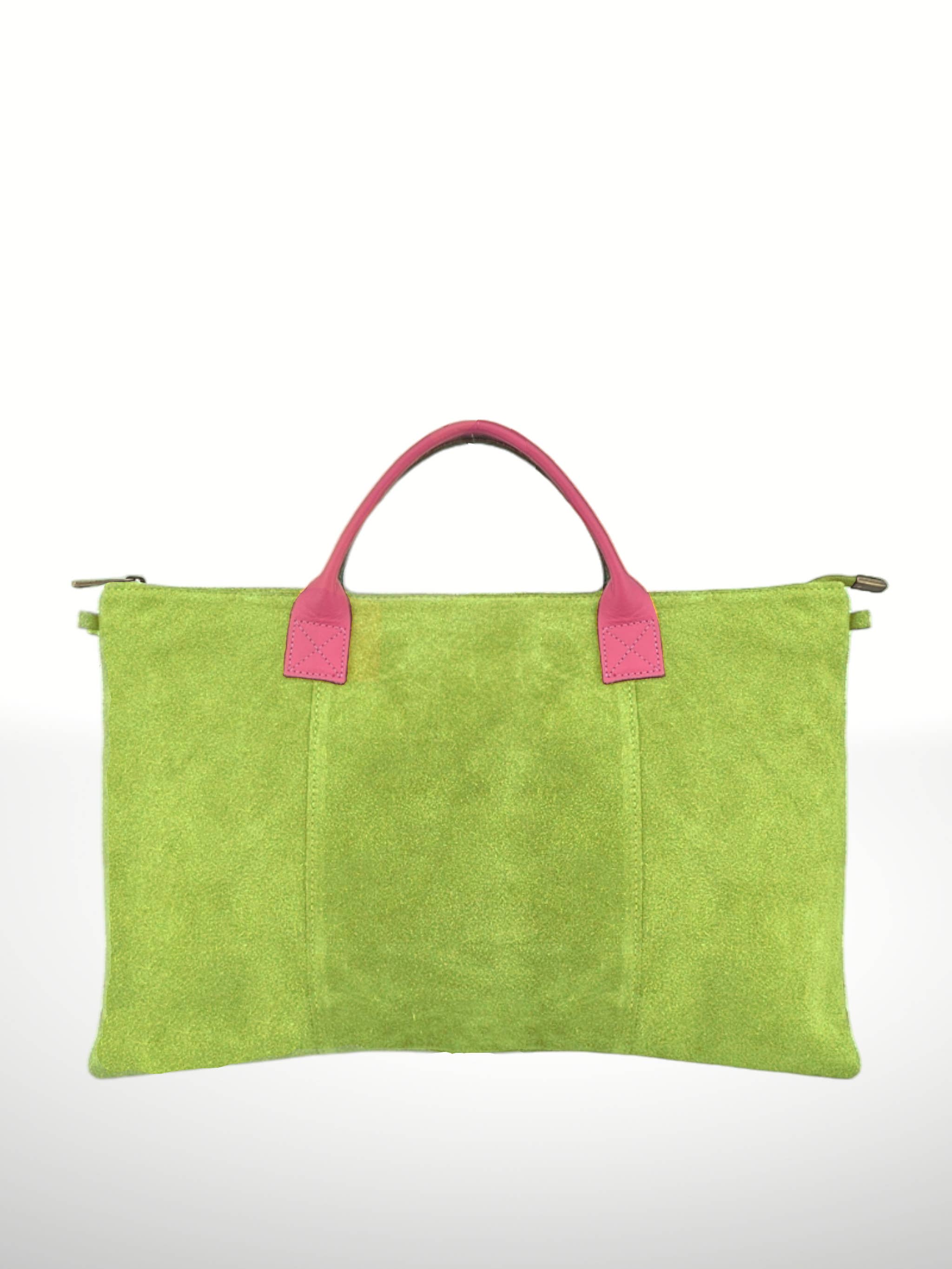 ITALIAN'S LEATHER - Wholesale Tote Bag - Women's - Suede Leather Bags Milano 22081113