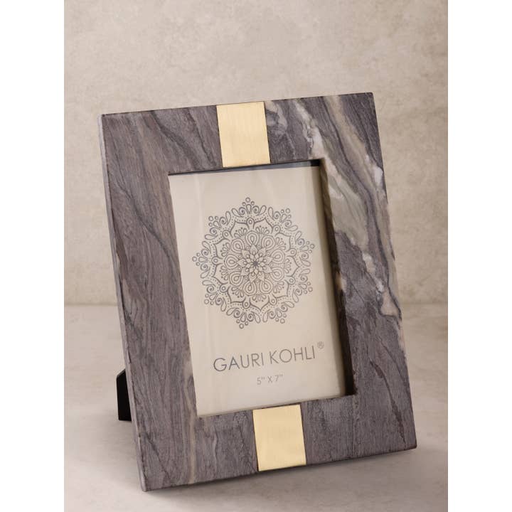 GAURI KOHLI - Wholesale Picture Frame - Skye Onyx Picture Frame - 5" x 7"