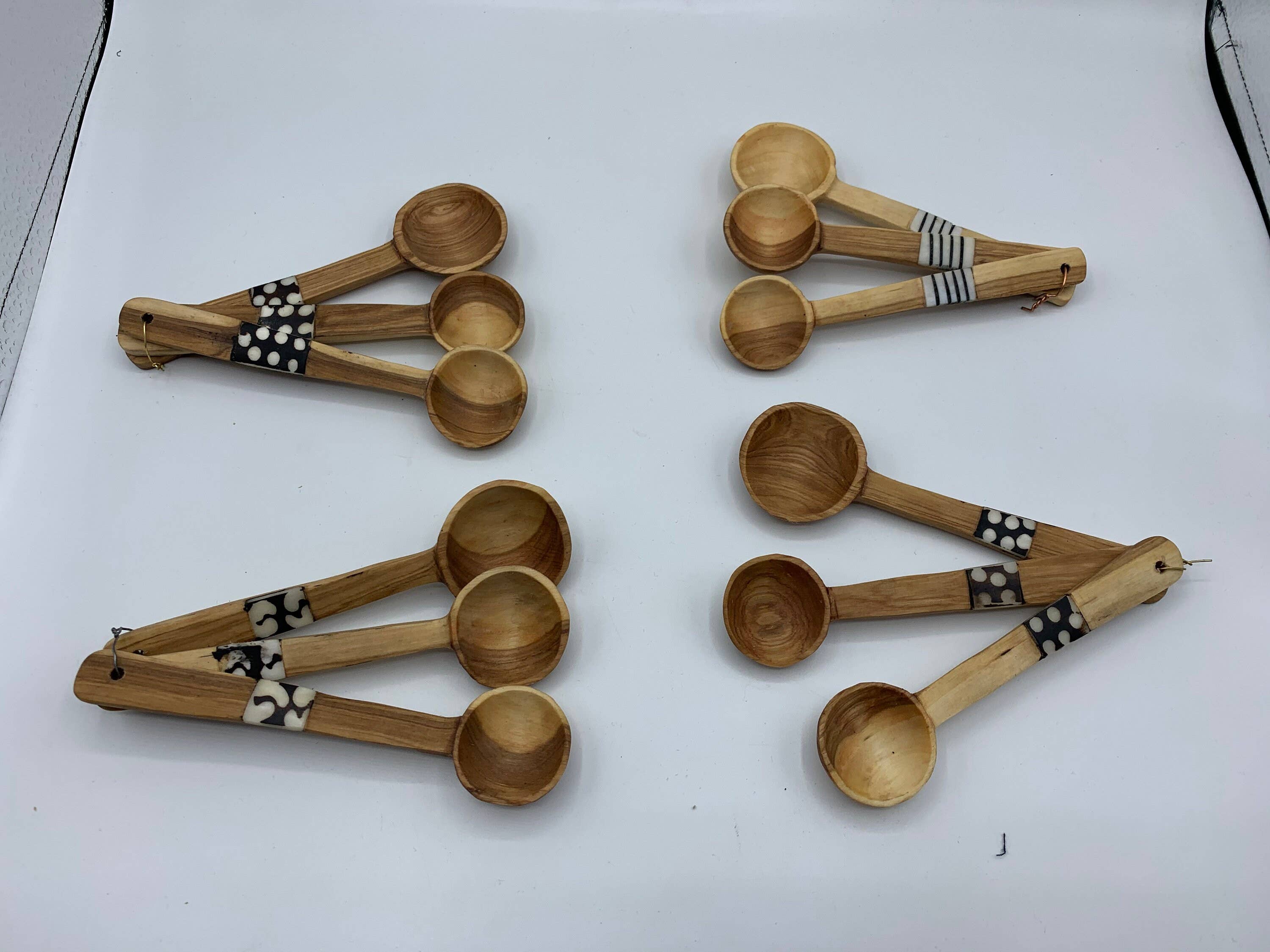 KENYAN SAFARI DESIGNS - Vente Cuillères à soupe - Un ensemble de 3 cuillères à café5