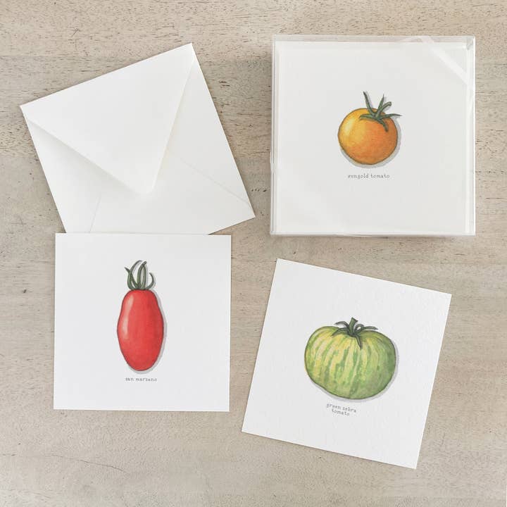 Box Set Cards / Vegetables . Tomatoes for wholesale by Yeesan Loh