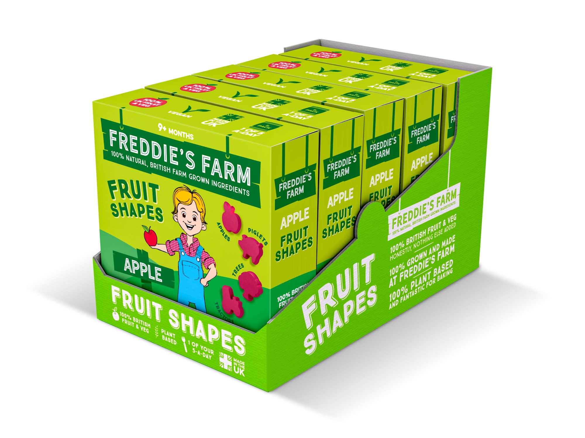 Wholesale Freddie's Farm Fruit Shapes - Multipack Apple for your