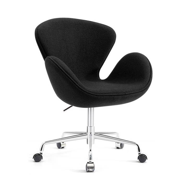 Chaise longue Classic Swan Chair réglable en hauteur pivotante pour la vente par YAYATOPIA
