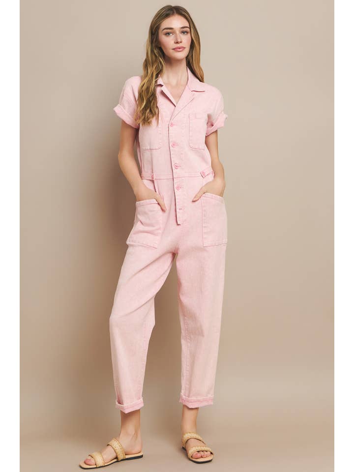 ROSE ALLZWECK-OVERALL AUS SÄUREGEWASCHENEM DENIM 4312RIB für den Großhandel auf Faire2