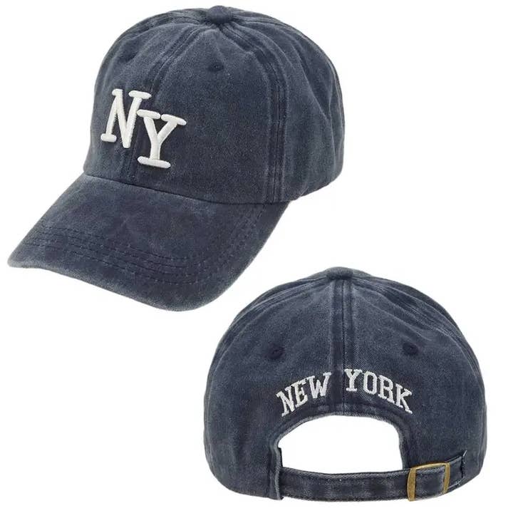 anbfashion - Wholesale Baseball Cap - Women's - NY EMBROIDERY PIGMENT CAP CH52491