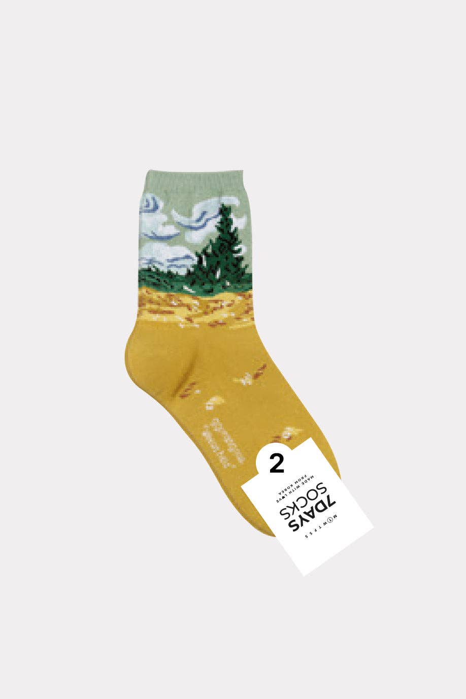 7DAYSSOCKS - Wholesale Socks - Women's - Women's Crew Famous Painting 3 Socks1