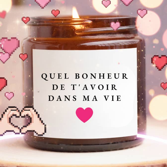 Ljus - Vilken lycka att ha dig i mitt liv för wholesale av MAMIE CANDLE