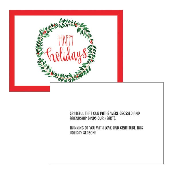 Holiday Cards (Pkg/8) - Holiday Collection for wholesale by tinted pearl DESIGNS