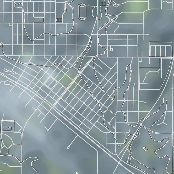 JACE.design – wholesale Art print – Ellsworth KS Map Print Afternoon3