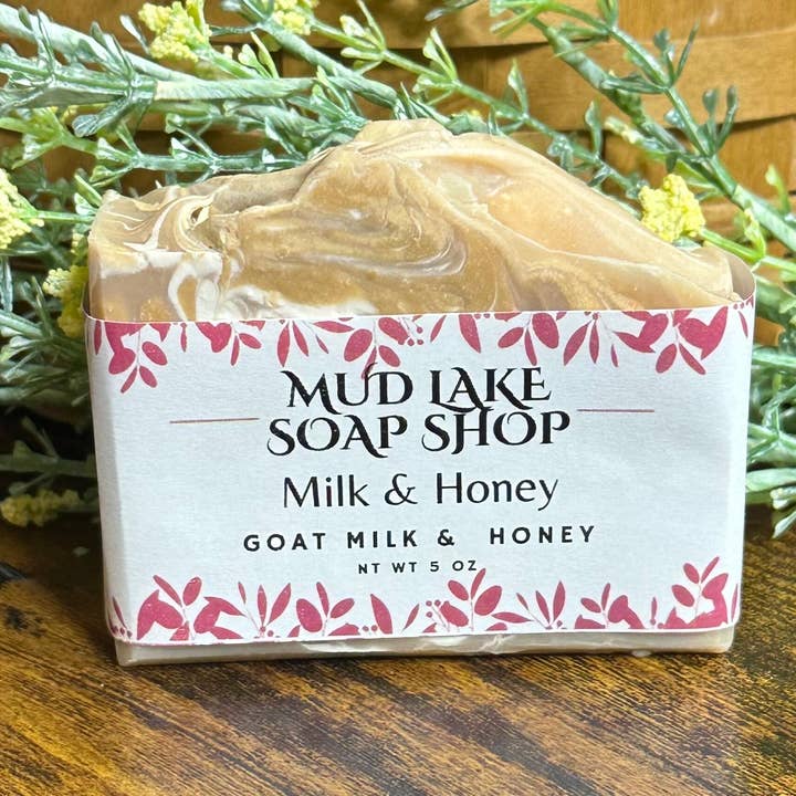 Milk & Honey ( Coconut Milk & Honey Soap) for wholesale by Mud Lake Soap Shop