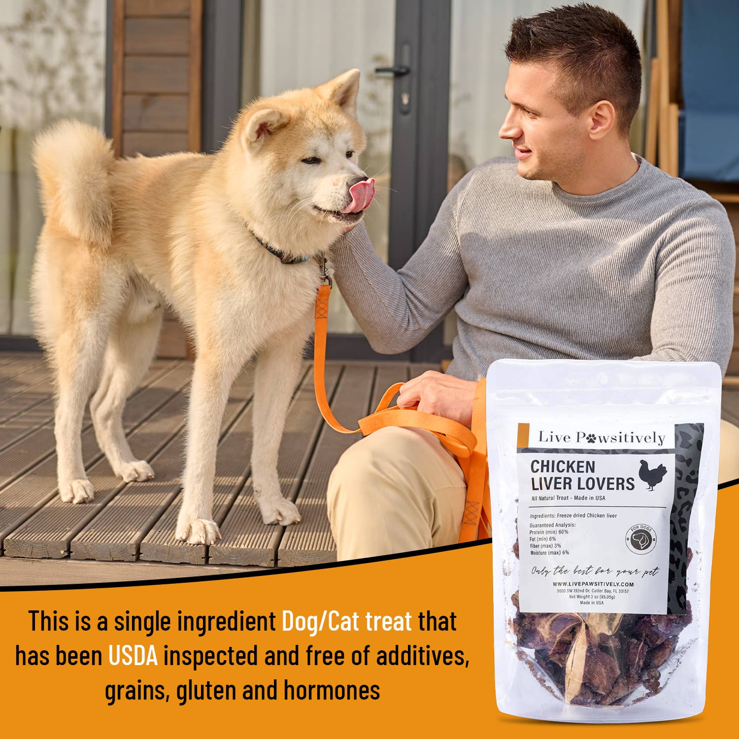 Live Pawsitive - Wholesale Pet Treats - Dog - Chicken Liver Lovers2