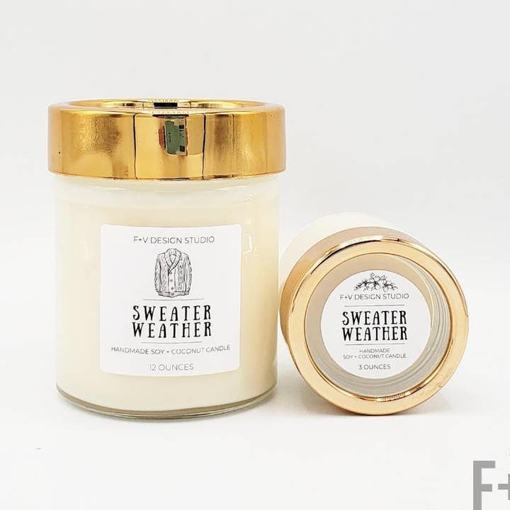 Sweater Weather 12oz for wholesale by F + V Design Studio