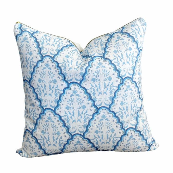 Scalloped Edges Paisley Pillow Cover - Danika Herrick 18x18 for wholesale by Alme Design Co