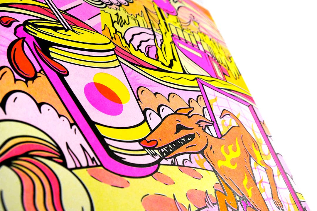 Day Off Ltd. - Wholesale Art Print - Feverish Riso Print1