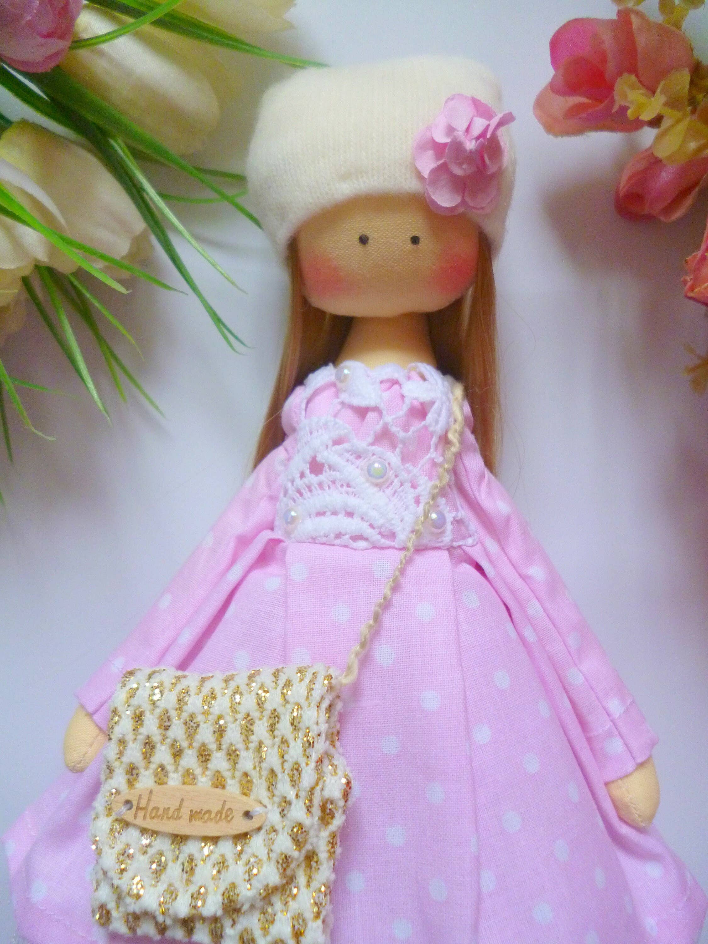 ChernikovaNataliya - Wholesale Doll - Kids - Handmade Softie Tilda Doll, Decorative Ballerina, Fabric Art6