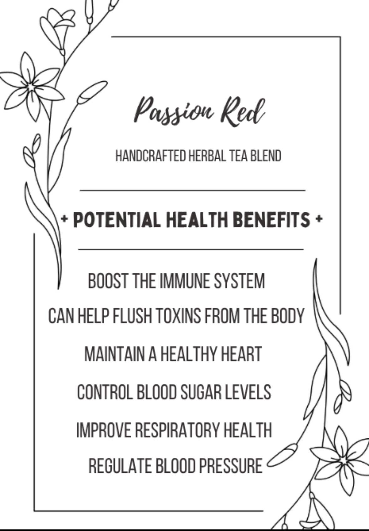 Loveyenergy & Blessings – wholesale Loose tea – PASSION RED Handcrafted Herbal Tea Blend2