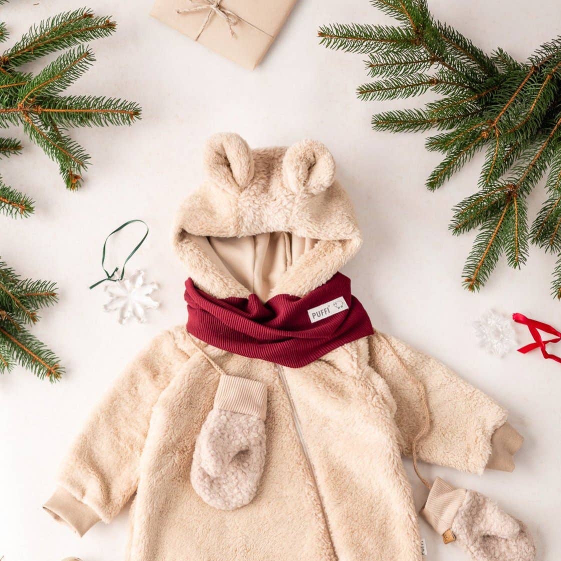 PUFFI – Großhandel Strampler – Baby – Kinder Overall TEDDY HELLBEIGE4