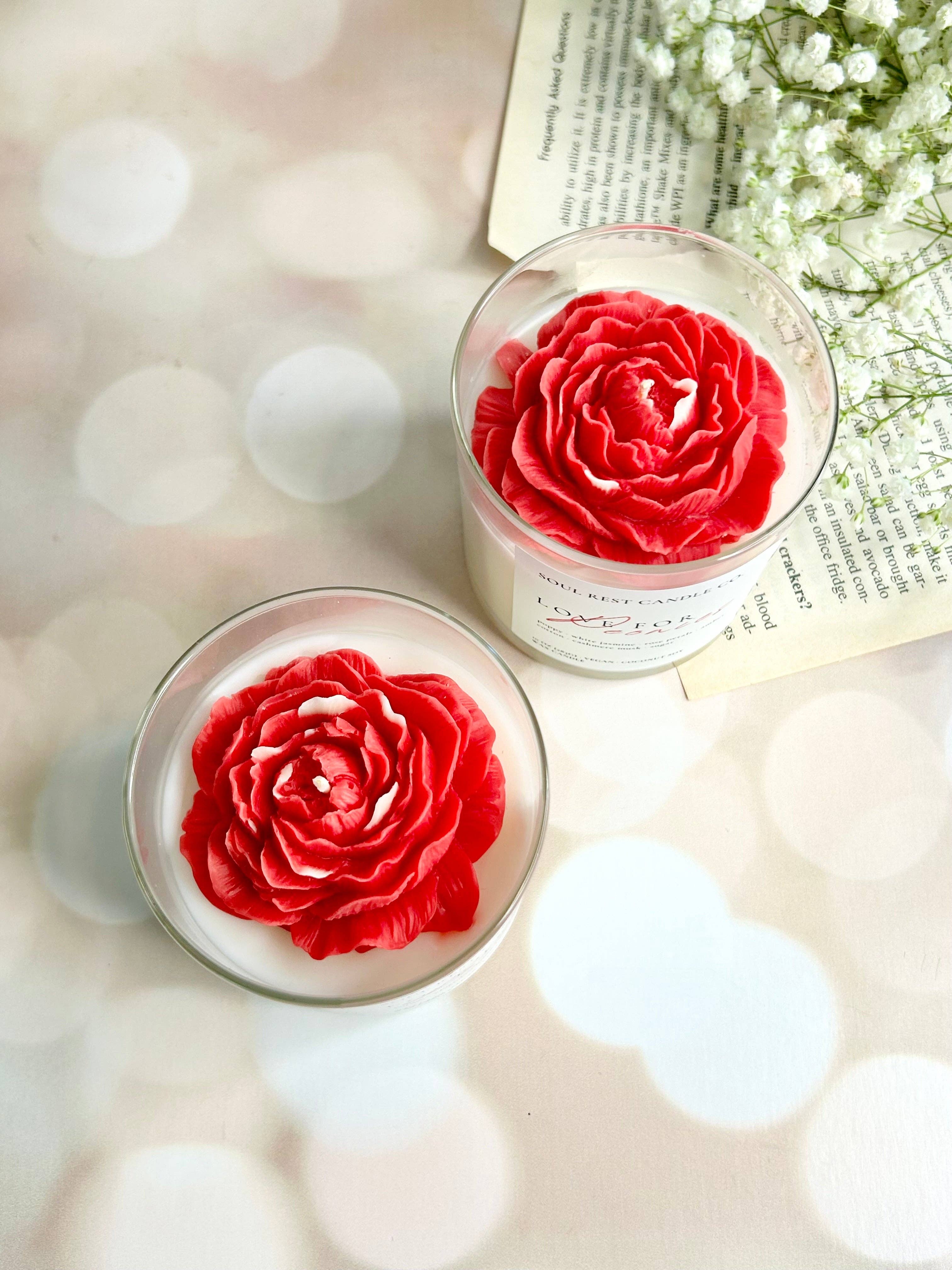 Soul Rest Candle Co. - Wholesale Jar/Filled Candle - Love for Peonies 10oz candle9